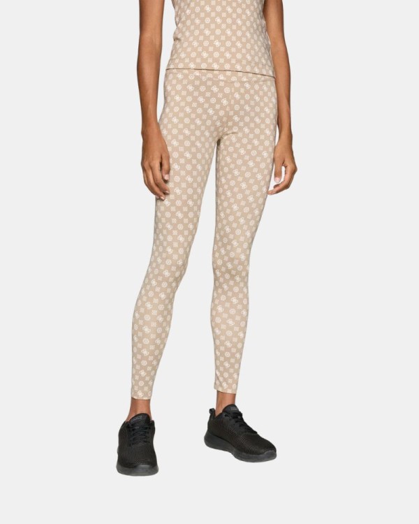 Calças Leggings Mulher GUESS Bege V5YB18 MC03W