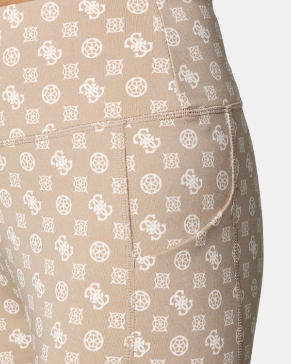 Calças Leggings Mulher GUESS Bege V5YB18 MC03W
