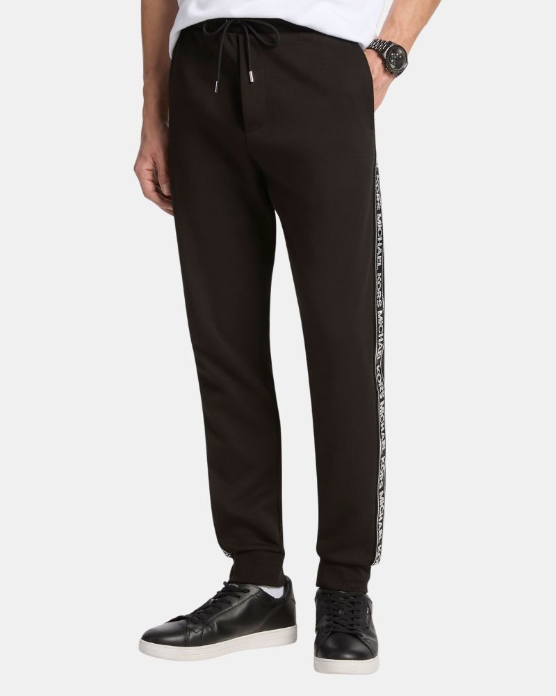 Calças de Fato de Treino Homem MICHAEL KORS Negro CF5524J5MF CALÇAS COM FITA DO LOGO