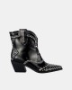  Botines Cowboy Bajos Mujer RockAway Negro 84542