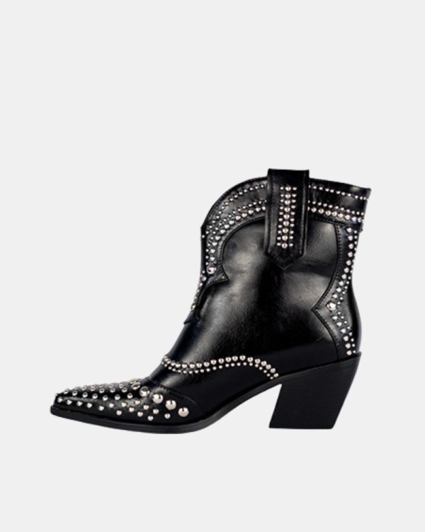 Botas Cowboy Baixas Mulher RockAway Negro 84542