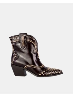  Botines Cowboy Bajos Mujer RockAway Marrón 84542