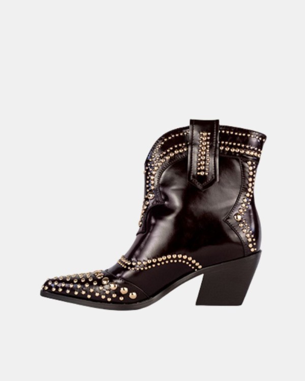 Botas Cowboy Baixas Mulher RockAway Marrom 84542