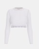 T-shirts Manga Comprida Mulher GUESS Branco W5BZ09 KBBU1