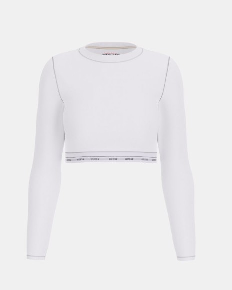  Camisetas Manga larga Mujer GUESS Blanco W5BZ09 KBBU1