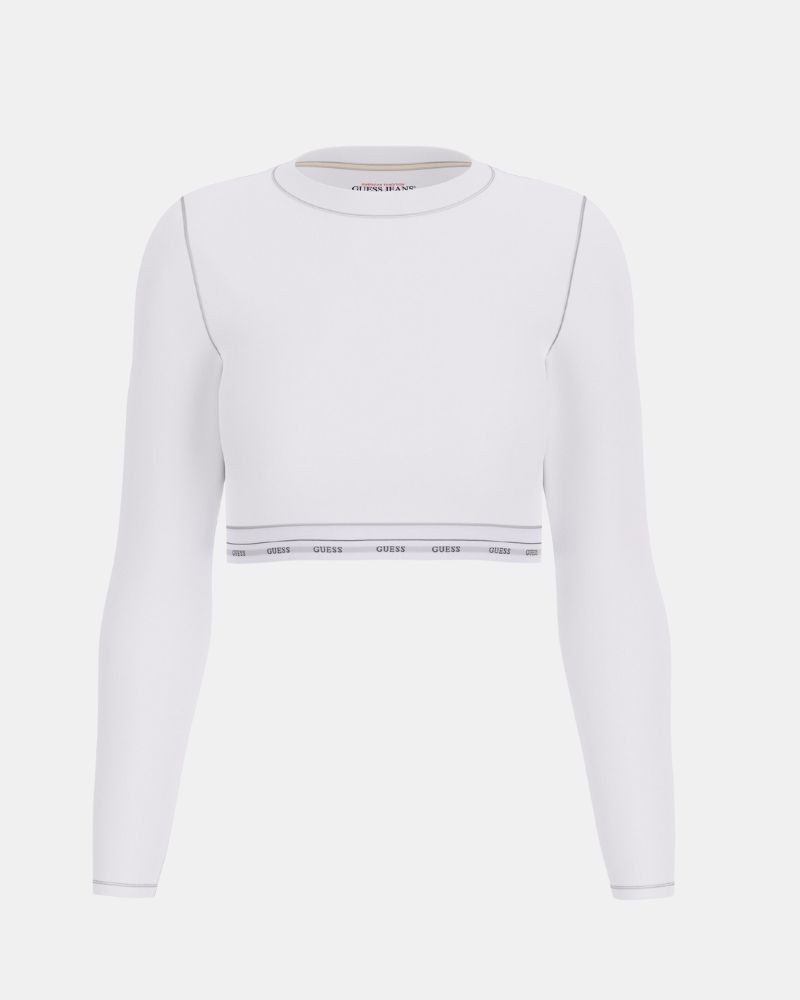  Camisetas Manga larga Mujer GUESS Blanco W5BZ09 KBBU1