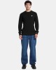  Jersey Manga larga Hombre GUESS Negro M4BR30 Z3HM1