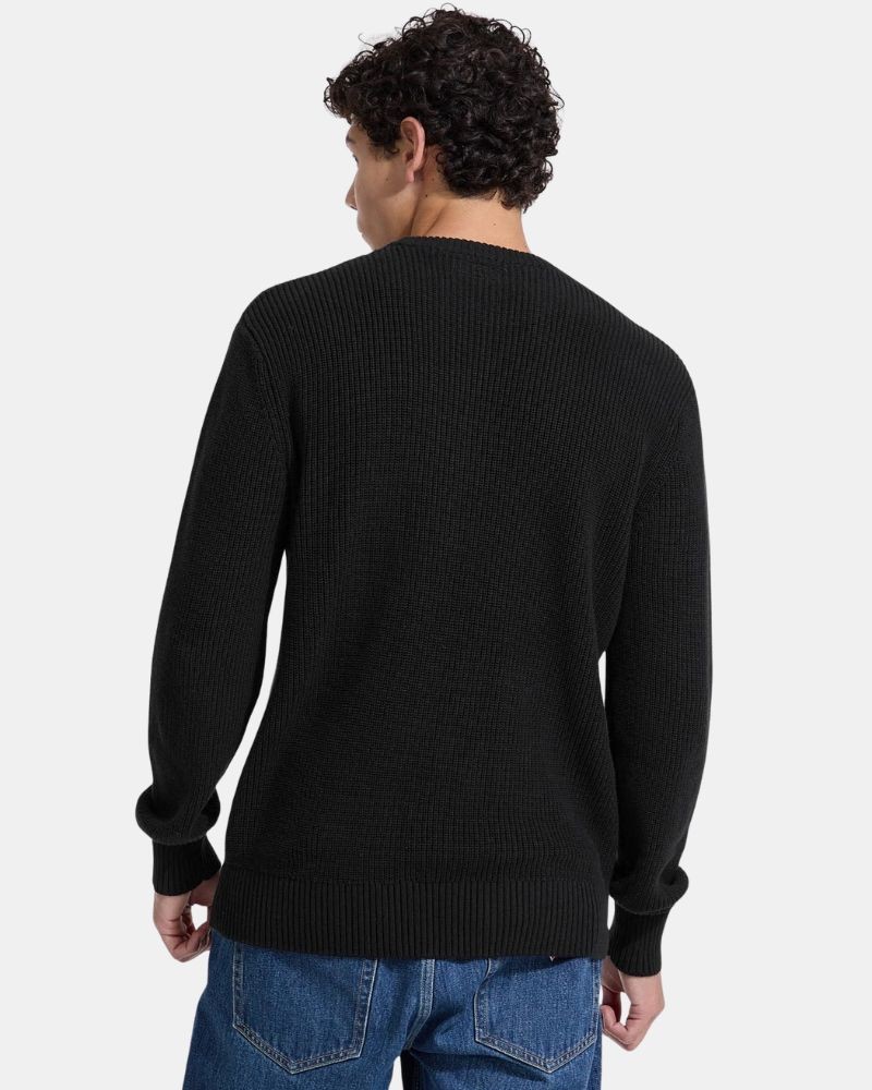 Jersey Manga larga Hombre GUESS Negro M4BR30 Z3HM1