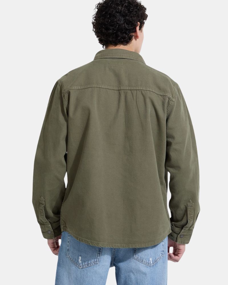  Camisas Manga larga Hombre GUESS Verde M5YH66 WHFR1