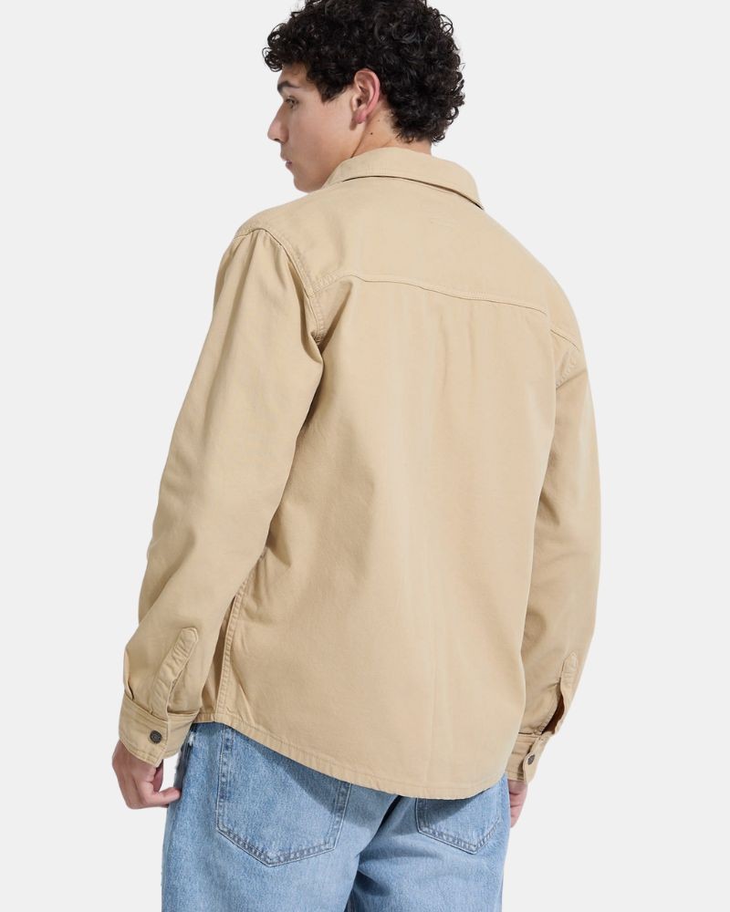  Camisas Manga larga Hombre GUESS Beige M5YH66 WHFR1