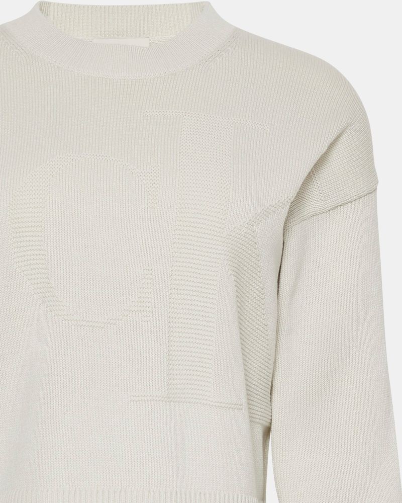 T-shirt de Manga Comprida Feminina CALVIN KLEIN Nude LV047D304G