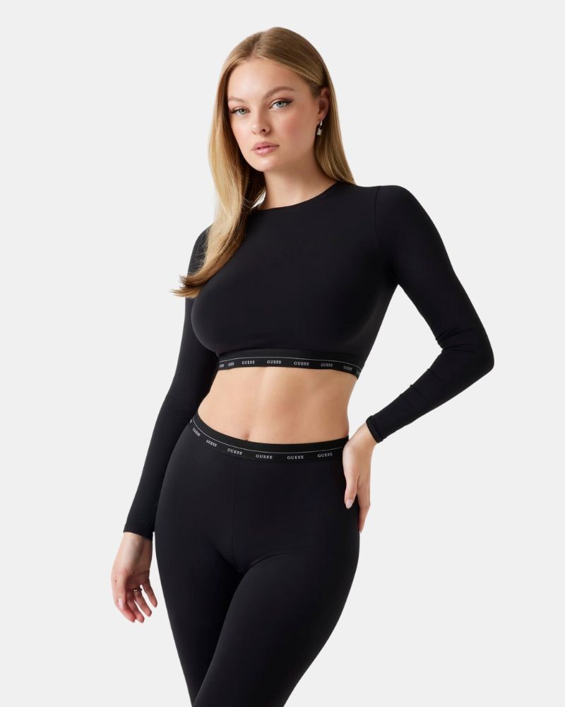  Camisetas Manga larga Mujer GUESS Negro O5BI02 K1800