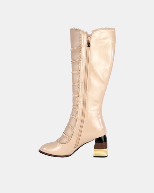 Botas Altas Mulher RockAway Bege 84557