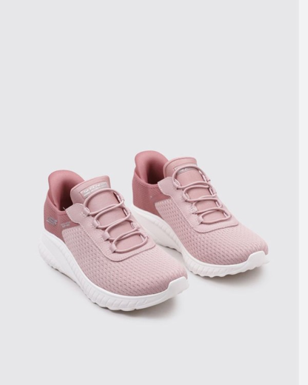 Zapatillas Mujer SKECHERS Rosa 117504 SLIP INS BOBS SQUAD CHAOS