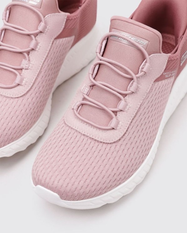 Zapatillas Mujer SKECHERS Rosa 117504 SLIP INS BOBS SQUAD CHAOS