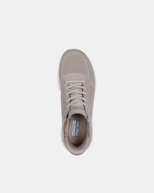Sapatilhas Mulher SKECHERS Castanho 117497 SLIP INS BOBS SQUAD CHAOS