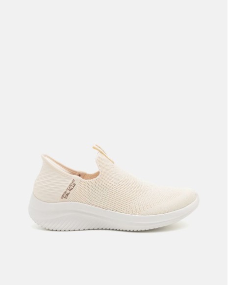 Zapatillas Mujer SKECHERS Blanco 149708 SLIP INS ULTRA FLEX 3.0 COZY STREAK