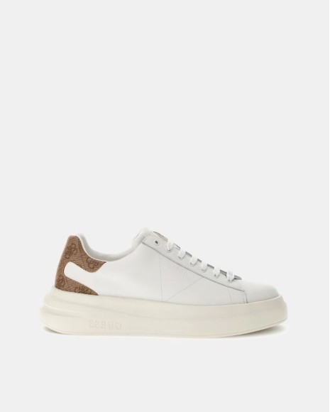 Sapatilhas Homem GUESS Branco ELBA FMPVIB LEA12