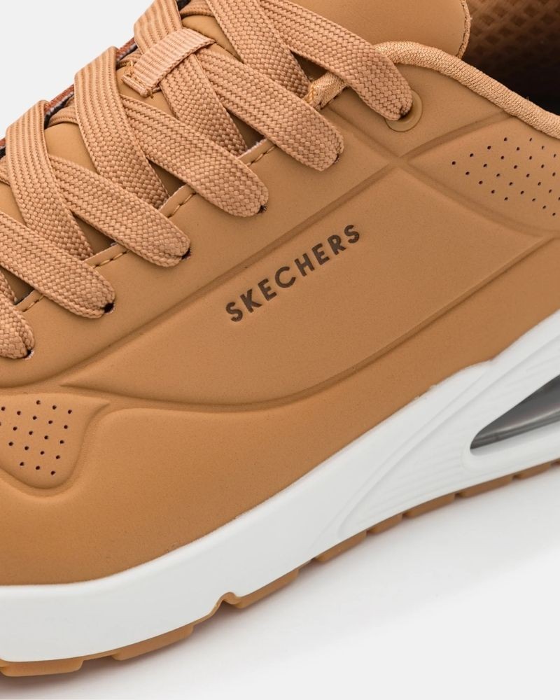 Zapatillas Hombre SKECHERS Marrón 52458 UNO STAND ON AIR