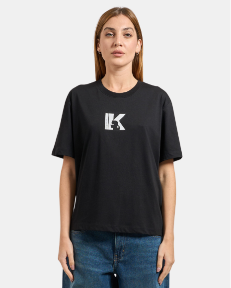 T-shirts Manga Curta Mulher Karl Lagerfeld Negro A3W17094
