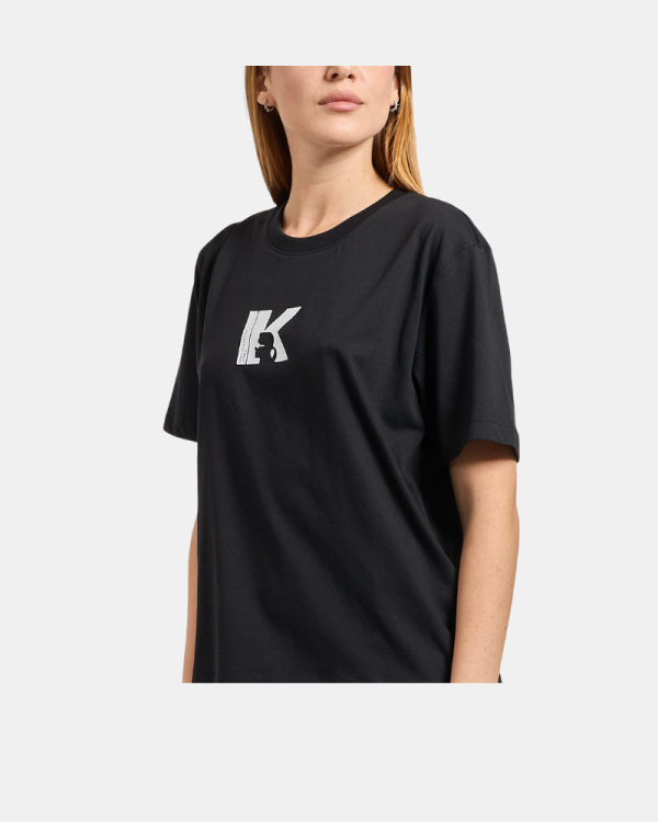 T-shirts Manga Curta Mulher Karl Lagerfeld Negro A3W17094
