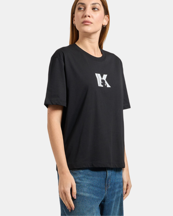 T-shirts Manga Curta Mulher Karl Lagerfeld Negro A3W17094