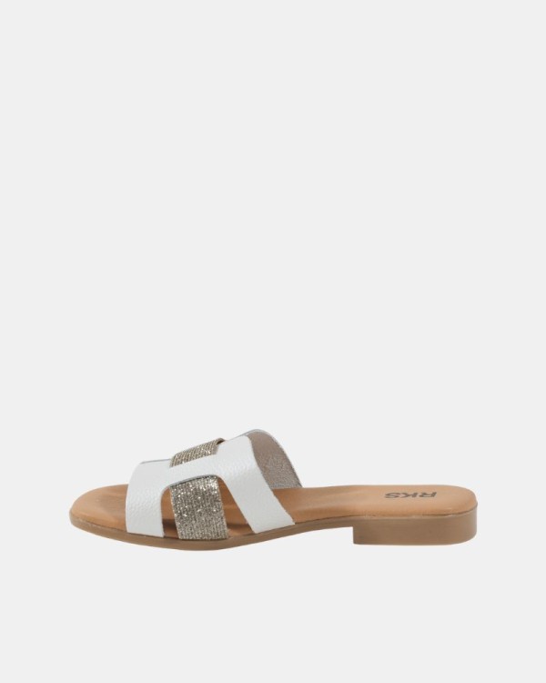 Sandalias Mulher RKS Branco 410737