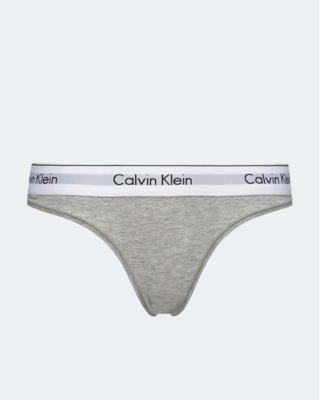 Roupa Interior Parte de Baixo Mulher CALVIN KLEIN Cinza 0000F3786E020 Fio Dental