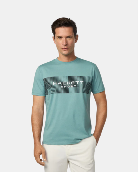  Camisetas Manga corta Hombre HACKETT Verde HM5000004 HS MOTION TEE