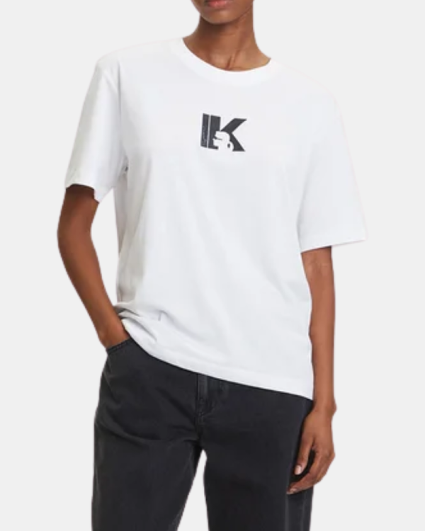  Camisetas Manga corta Mujer Karl Lagerfeld Blanco A3W17094