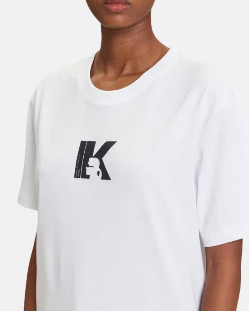  Camisetas Manga corta Mujer Karl Lagerfeld Blanco A3W17094