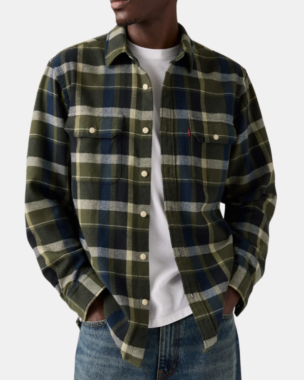  Camisas Manga larga Hombre LEVIS Verde 19573 0288 JACKSON WORKER
