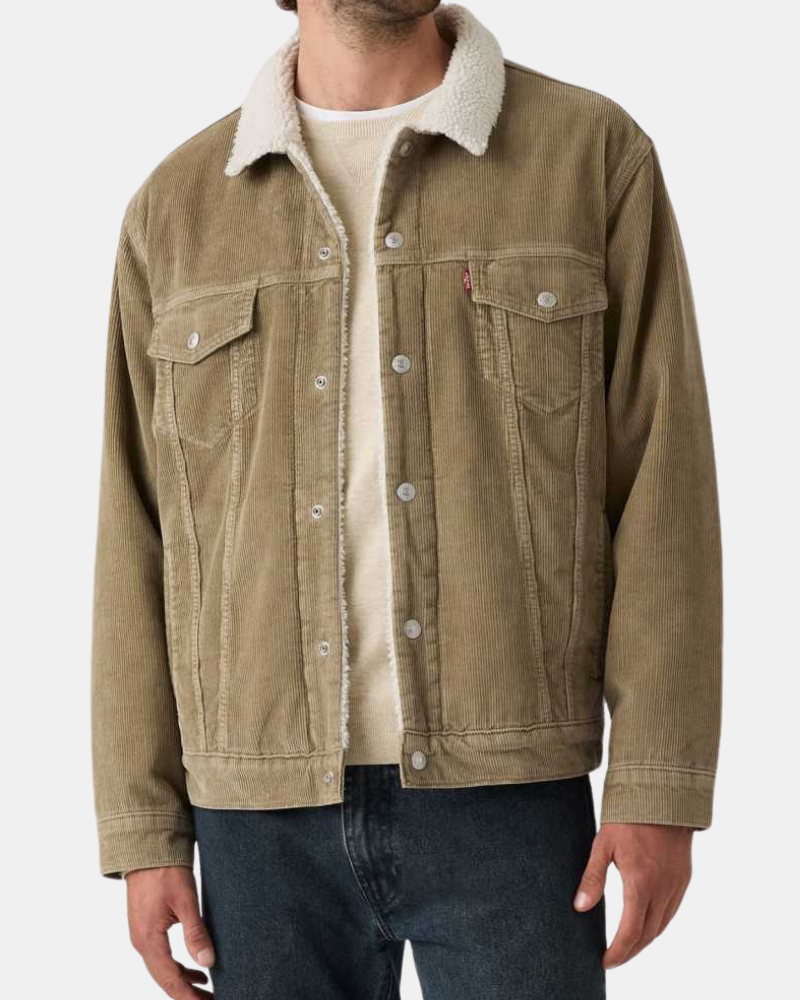  Abrigos Manga larga Hombre LEVIS Marrón A5784 0022 RELAXED FIT SHERPA TRKR