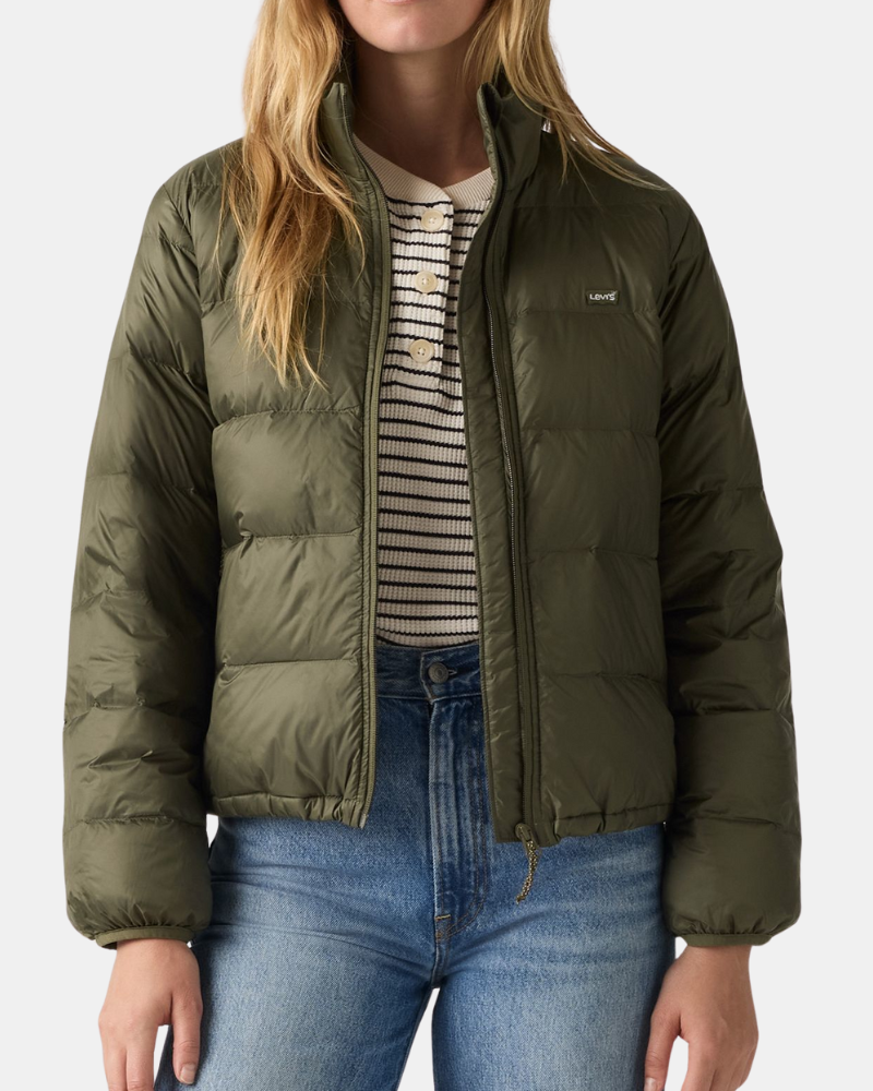 Casacos Manga comprida Mulher LEVIS Verde A8320 0011 WILLA DOWN PACKABLE JACKET