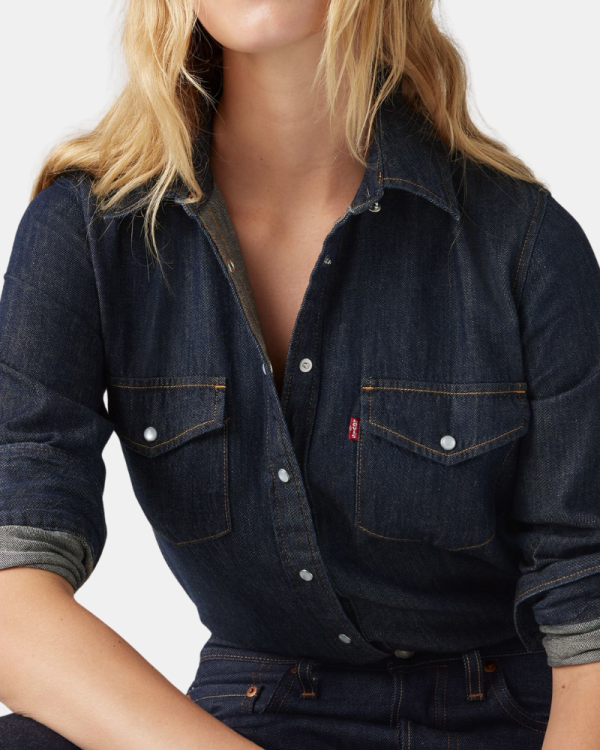  Camisas Manga larga Mujer LEVIS Azul 16786 0101 ICONIC WESTERN