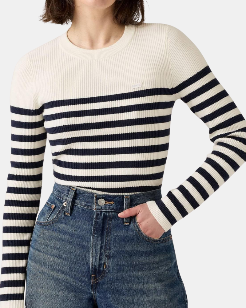  Jersey Manga larga Mujer LEVIS Nude A0719 0036 RIB CREW SWEATER