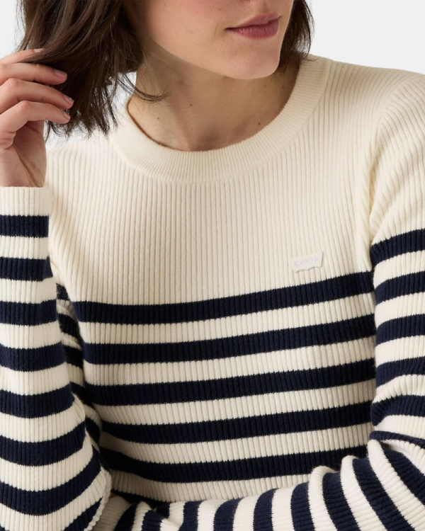  Jersey Manga larga Mujer LEVIS Nude A0719 0036 RIB CREW SWEATER