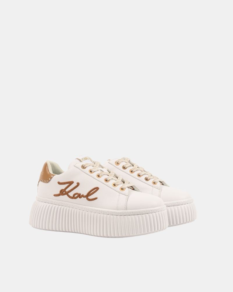 Zapatillas Bajas Mujer Karl Lagerfeld Blanco KL42372C KREEPER LO