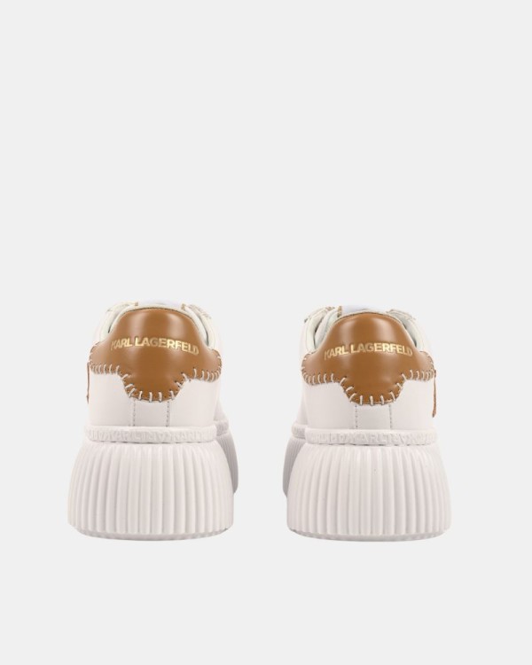 Sapatilhas Baixas Mulher Karl Lagerfeld Branco KL42372C KREEPER LO