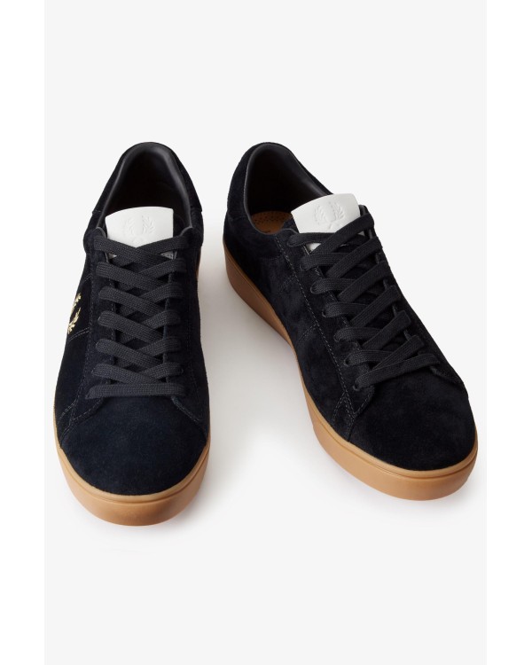 FRED PERRY B3322 Zapatillas Bajas Hombre Negro