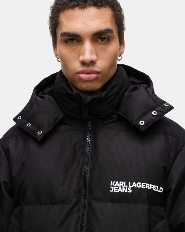  Abrigos Plumas Hombre Karl Lagerfeld Negro A3M15033