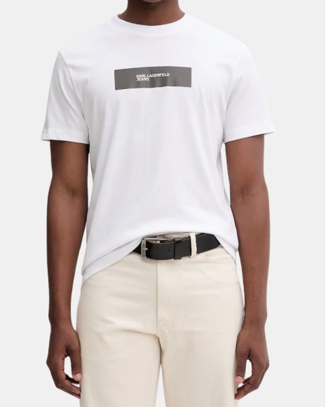  Camisetas Manga corta Hombre Karl Lagerfeld Blanco A4M17019