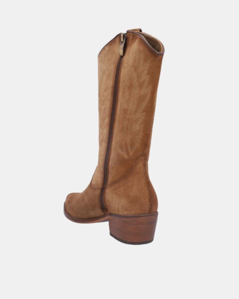 Botas Cowboy Mulher BONAVENTURE Taupe B684 5