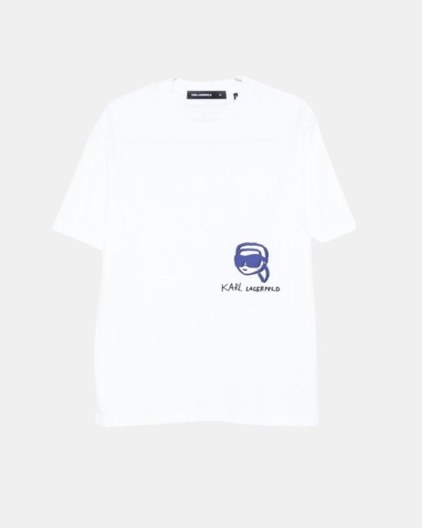  Camisetas Manga corta Hombre Karl Lagerfeld Blanco 553225 755144