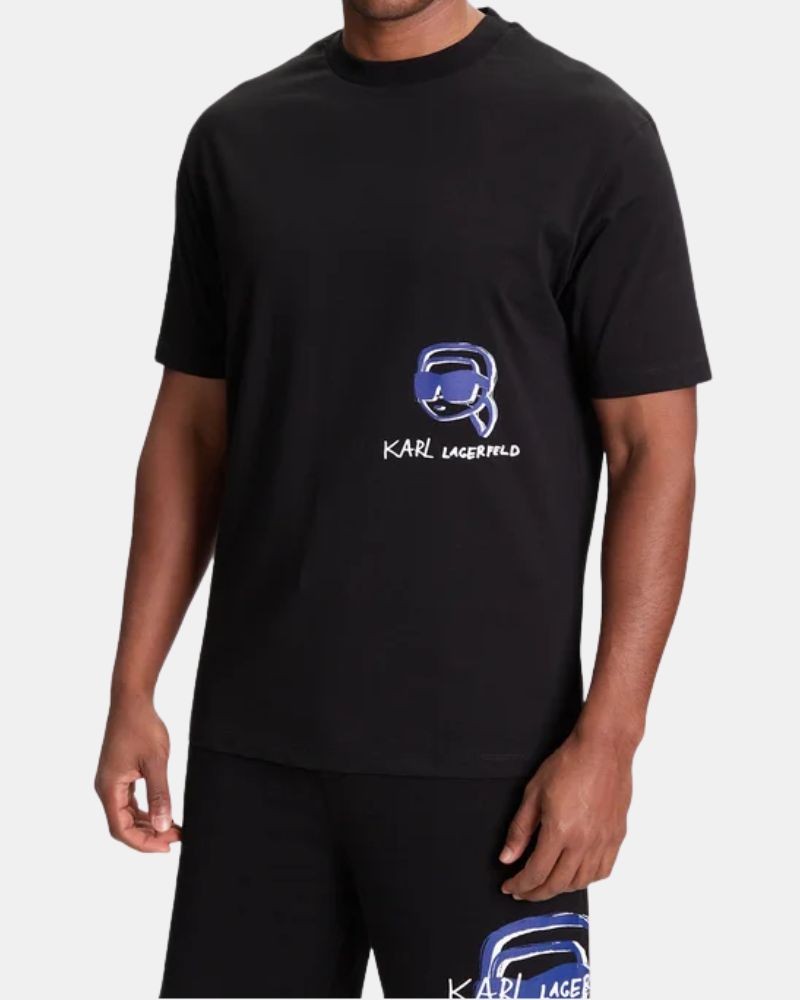  Camisetas Manga corta Hombre Karl Lagerfeld Negro 553225 755144