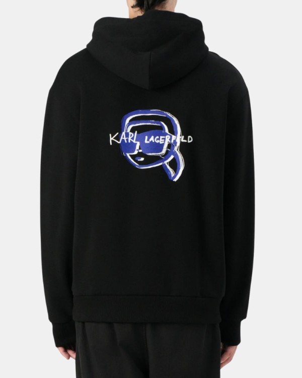 Casacos com Capuz Homem Karl Lagerfeld Preto 553904 705111