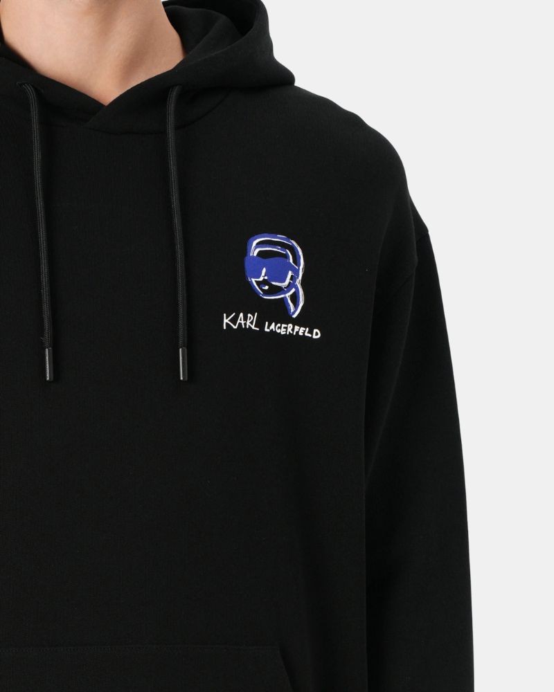 Sudaderas Hoodie Hombre Karl Lagerfeld Negro 553904 705111