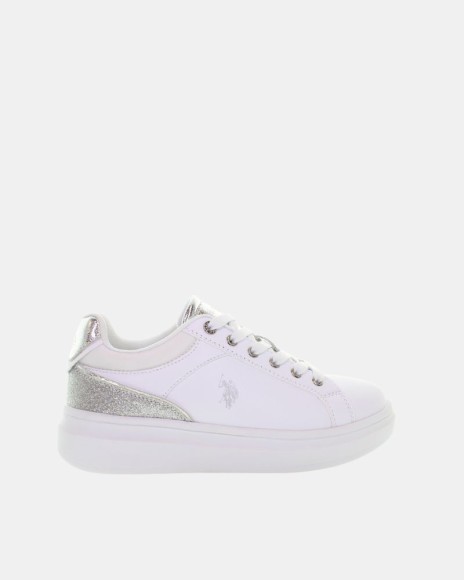 Sapatilhas Baixas Mulher US Polo Branco CODY015 EYN1