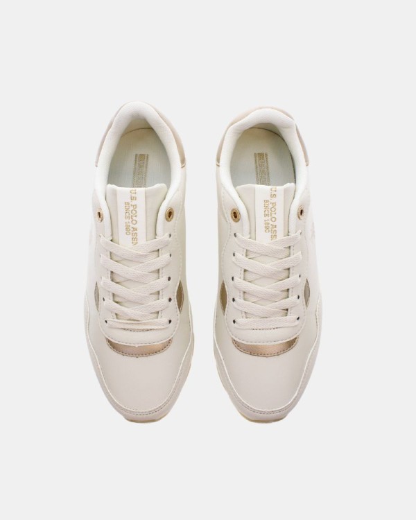 Sapatilhas Baixas Mulher US Polo Beige KITTY006W EYH1