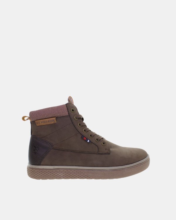 Botas Curtidas Homem US Polo Verde HOOVER001A EUY2